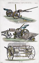 Agricultural implements, 19th century. Artist: Unknown