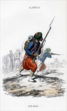 Zouaves; French Army in Algeria. Artist: Unknown