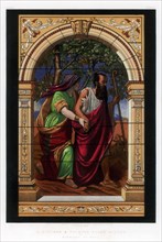 'A Stained and Painted Glass Window', 19th century.Artist: John Burley Waring