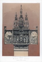 'An Ivory Carved Triptych', 19th century.Artist: John Burley Waring