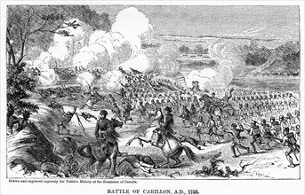 'Battle of Carillon, AD 1758', (1877). Artist: Unknown