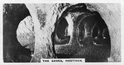 'The Caves, Hastings', Sussex, c1920s. Artist: Unknown