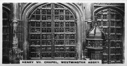 Henry VII Chapel, Westminster Abbey, London, c1920s. Artist: Unknown