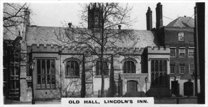 'Old Hall, Lincoln's Inn', London, c1920s. Artist: Unknown