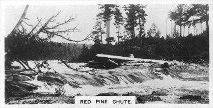 Red Pine Chute, Canada, c1920s. Artist: Unknown