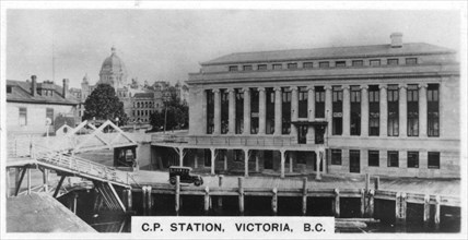 Canadian Pacific Station, Victoria, British Columbia, Canada, c1920s. Artist: Unknown