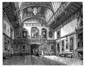 The Waterloo Room, Windsor Castle, c1888. Artist: Unknown