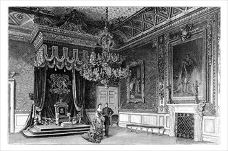 The Throne Room, St James's Palace, London, c1888. Artist: Unknown