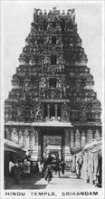 Hindu Temple, Srirangam, India, c1925. Artist: Unknown