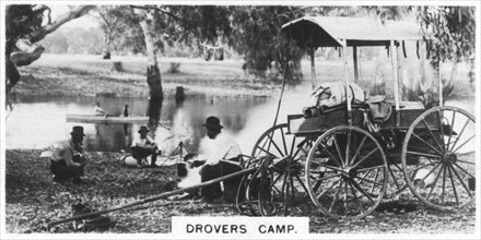 Drovers camp, Australia, 1928. Artist: Unknown