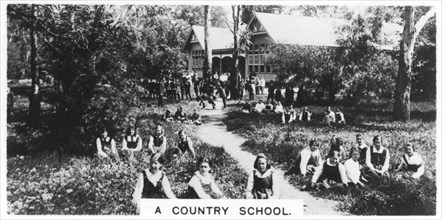 A country school, Australia, 1928. Artist: Unknown