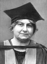 Dr Maria Montessori (1870-1952), Italian philosopher, 1926. Artist: Unknown