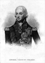 Horatio Nelson (1758-1805), 1st Viscount Nelson, 1837.Artist: W Read