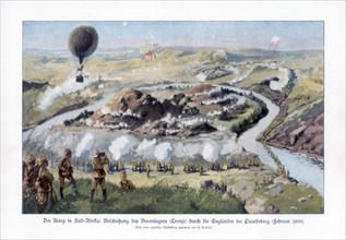 The Battle of Paardeberg, South Africa, Second Anglo-Boer War, February 1900.Artist: Richard Knotel
