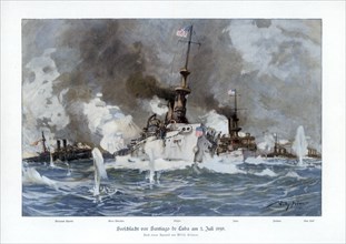 Battle of Santiago de Cuba, 3 July 1898 (1900)
