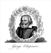 George Chapman, English dramatist, translator, poet and classical scholar, (19th century). Artist: Unknown