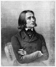 Franz Liszt, 19th century Hungarian virtuoso pianist and composer, (1900). Artist: Unknown