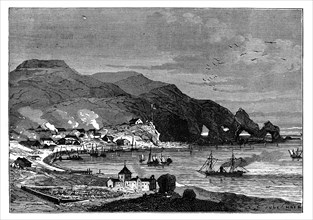Thorshavn, the capital of the Faroe Islands, c1890. Artist: Unknown