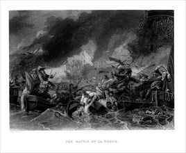 The Battle of La Hogue, 1692, (1860). Artist: JC Armytage