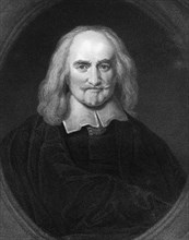Thomas Hobbes, 17th century English philosopher, (1836).Artist: James Posselwhite
