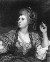 Sarah Siddons, English tragic actress, (1836).Artist: W Holl