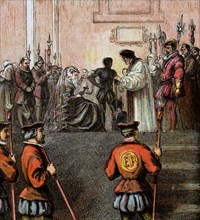 'Execution Of Mary, Queen Of Scots, 1587', (c1850). Artist: Unknown