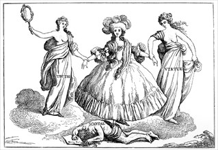 'The Apotheosis of the Duchess of Devonshire', 1784. Artist: Unknown