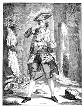 'Mr Woodward in the character of Mercutio', 1753. Artist: Unknown