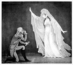 'The Castle Spectre and her ernest admirer', 1793. Artist: Unknown