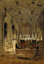 Chantry Chapel, Adjoining the Beauchamp Chapel, Warwick, 1845.Artist: John Scandrett Harford