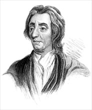 John Locke, English philosopher, (c1850). Artist: Unknown