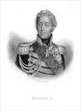 Charles X, King of France, 19th century.Artist: Waltner