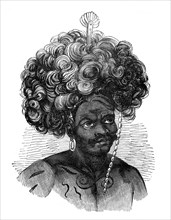 Native of the Papua Islands, 1848. Artist: Unknown