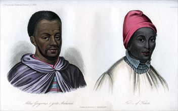 Abbas Gregorius and a native of Hausa, 1848. Artist: Unknown