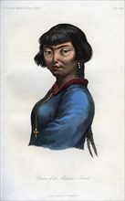 'Woman of the Aleutian Islands', 1848. Artist: Unknown