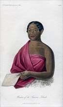 'Woman from the Samoan Islands', 1848. Artist: Unknown