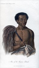 'Man from the Samoan Islands', 1848. Artist: Unknown