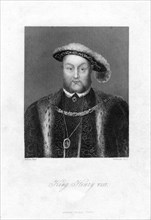 Henry VIII of England, (1491-1547).Artist: Edwards