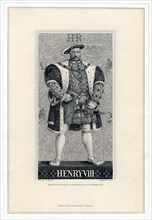 Henry VIII of England, (1491-1547).Artist: T Brown