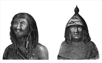 'A Man and Woman of Nootka Sound', c1776-1779.Artist: J Dadley