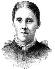 Mrs Houghton, wife of Reverend John Houghton, 1886. Artist: Unknown