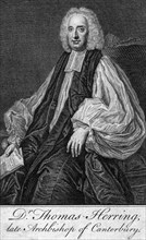 Thomas Herring (1693-1757), Archbishop of Canterbury. Artist: Unknown