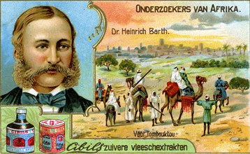 Dr Heinrich Barth, German geographer and explorer, (c1900). Artist: Unknown