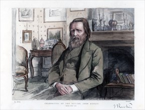 John Ruskin (1819-1900), English critic, author, poet and artist, 1886. Artist: Unknown