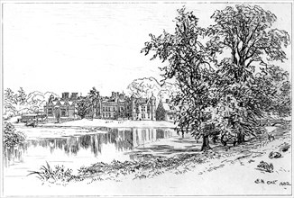 Charlecote Park, Warwickshire, 1885.Artist: Edward Hull