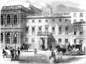 The new office of the war department, Buckingham House, Pall Mall, London, 1855. Artist: Unknown