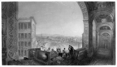 Rome, from the Vatican, late 19th century.Artist: A Willmore