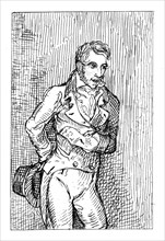 George Cruikshank (1792-1878), English caricaturist and book illustrator, 1811.Artist: George Cruikshank