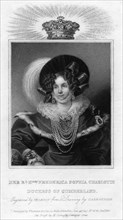 Frederica Sophia Charlotte, Duchess of Cumberland, 1830. Artist: Unknown
