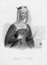 Matilda of Scotland, Queen of Henry I, (19th century). Artist: Unknown